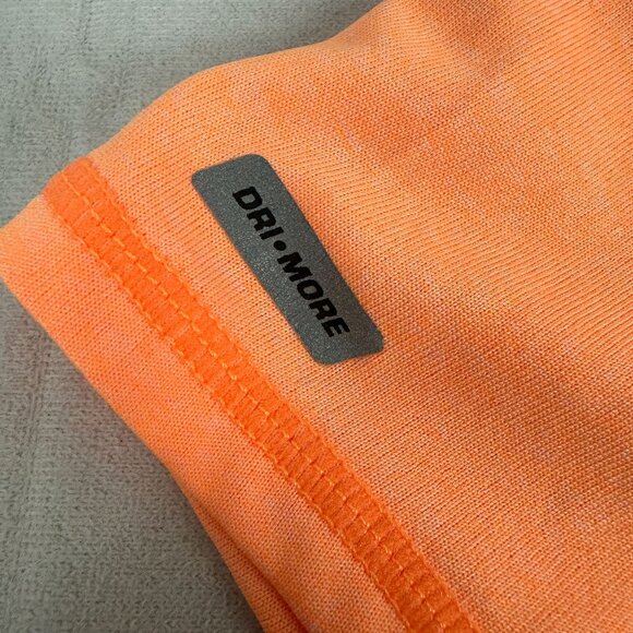 Danskin Now Womens Semi-Fitted Dri-More Orange T-Shirt Size XL - Picture 4 of 4